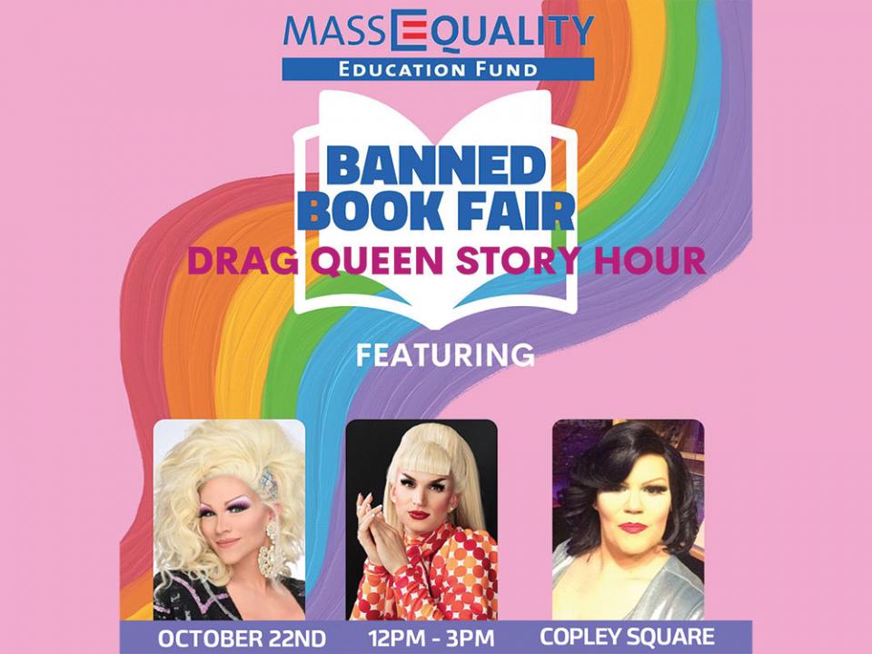 MassEquality to Host Banned Book Fair & Drag Queen Story Hour