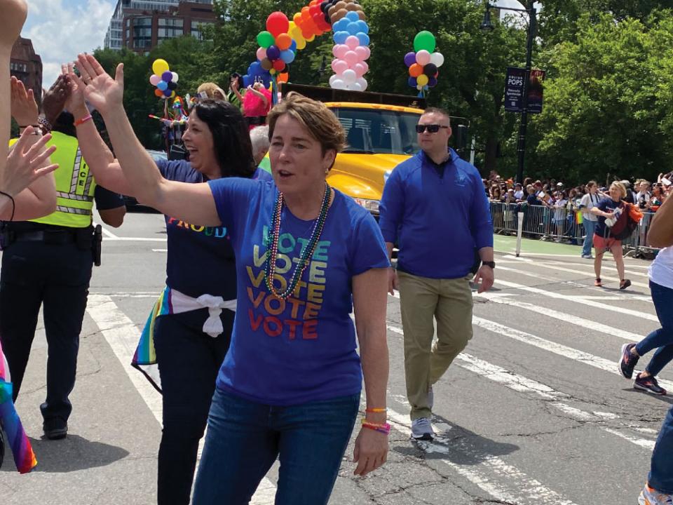 Governor Maura Healey and Lieutenant Governor Kim Driscoll. Photo by <br>Bay Windows Staff.