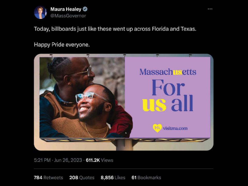 From Maura Healey's Twitter page.