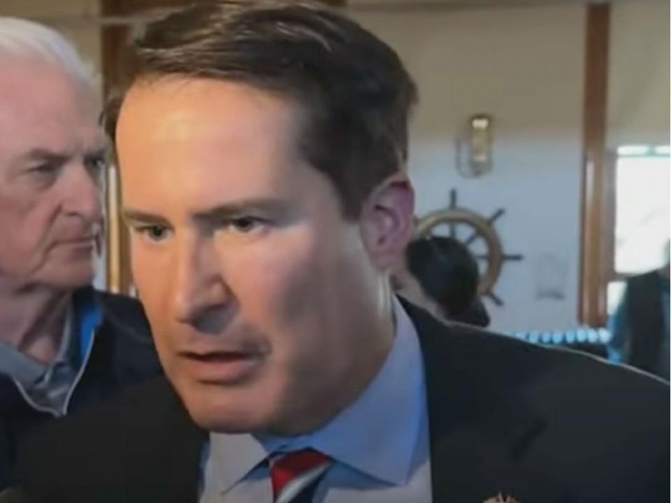 Congressman Seth Moulton. Screenshot via NBC10 Boston, YouTube Channel.