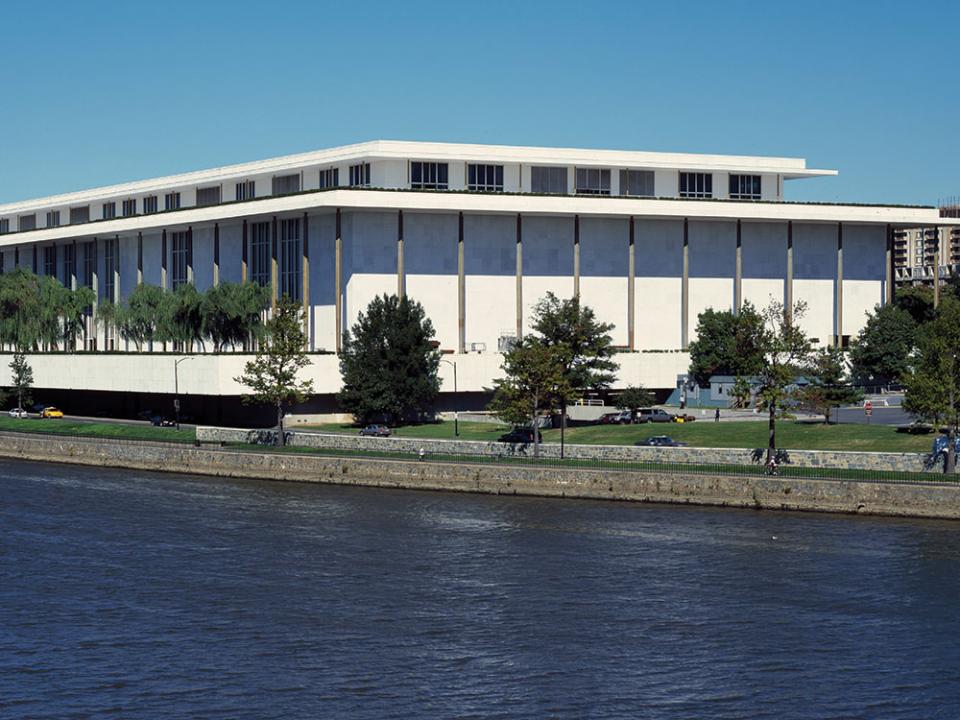 The Kennedy Center. Photo by Carol M. Highsmith, via Wikimedia Commons. 