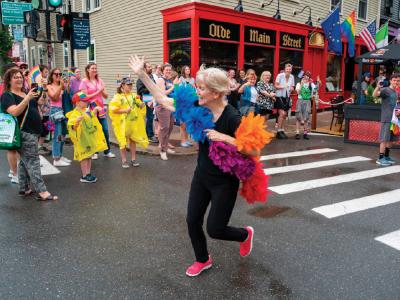 The North Shore Pride Parade Kicked off at Shetland Park in Salem on June 24